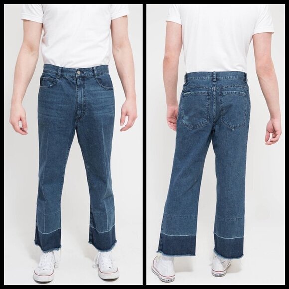 RACHEL COMEY Men's Classic Indigo Legion Pant Cropped Released Hem ~ Medium NWT - Picture 3 of 16